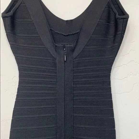 Herve Leger Black Dress - Picture 6 of 7